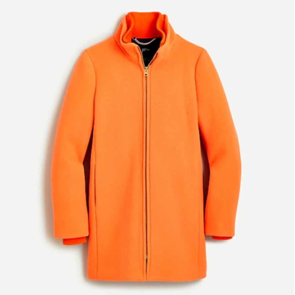 J.Crew Lodge coat in Italian stadium-cloth wool size 8